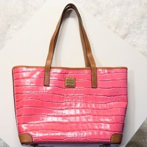 Dooney & Bourke Pink embossed handbag